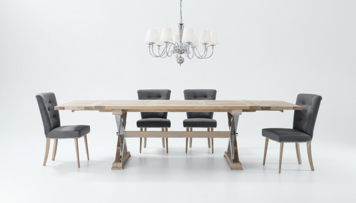 Design Esszimmer Esstisch Tisch 8 Sessel Stuhl Lehn Stühle Echt Holz