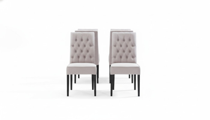 Chesterfield Stuhl Set Design Lehn Stühle Polster Sessel Gruppe 8x Neu Garnitur