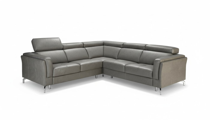 Heim Kino Sofa Couch Polster Couchen Sofas Eck Garnitur Relax Fußstützen Leder