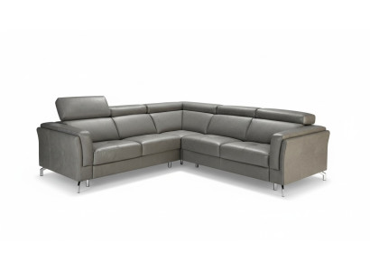 Heim Kino Sofa Couch Polster Couchen Sofas Eck Garnitur Relax Fußstützen Leder