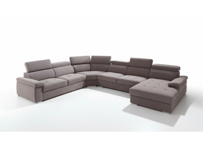 XXL Big Wohnlandschaft Wohnzimmer Textil Sofa Polster Couchen Sofas Couch Neu