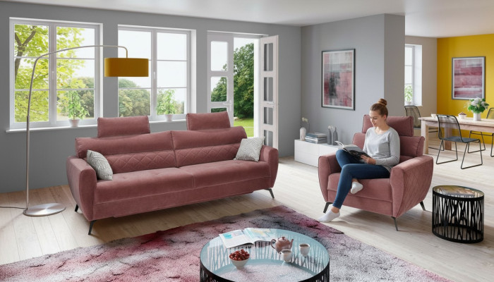 Leder Design Couch Polster Sitz Garnitur Garnituren 3+2+2 Leder Sofas Neu