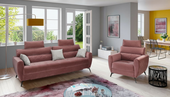 Leder Design Couch Polster Sitz Garnitur Garnituren 3+2+2 Leder Sofas Neu