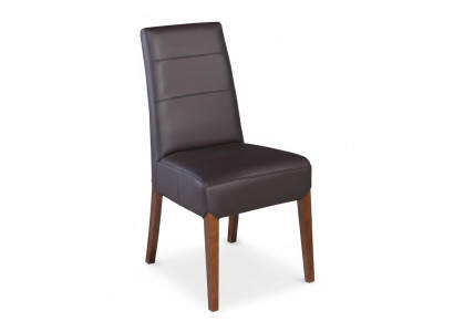 Leder Massivholz Stuhl Esszimmerstuhl Designer Stühle Esszimmerstühle