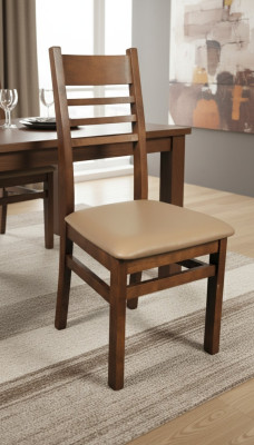 Leder Set 6x Massivholz Stuhl Esszimmerstuhl Designer Stühle Esszimmerstühle