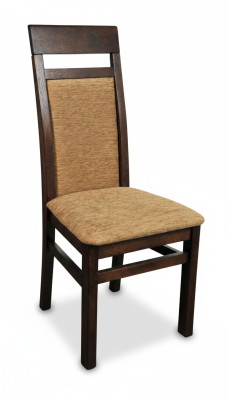 Stuhl 6x Stühle Gruppe Set Wohn - Esszimmer Garnitur Holz Lehn Textil Leder