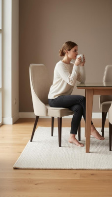 Leder Stuhl Design Wohnzimmer Esszimmer Lehnstuhl Stühle Sitz Polster