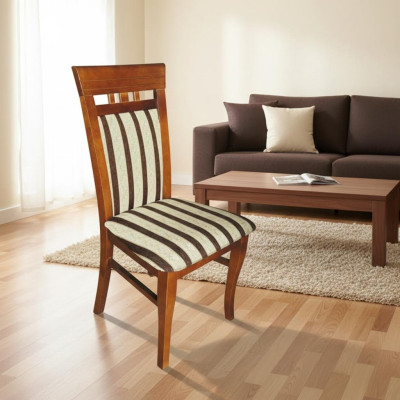 Design Lehnstuhl Sessel Stoff Polster Esszimmer Leder Gastro Stuhl Stühle