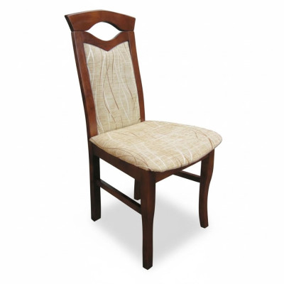 Set 4x Sessel Stuhl Design Holz Textil Polster Stühle Gastro Esszimmer Stoff