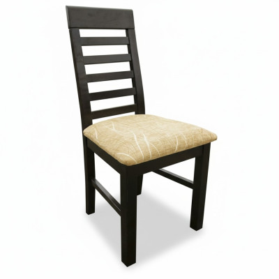 Set 2x Sessel Stuhl Design Holz Stoff Polster Stühle Esszimmer Textil Gastro