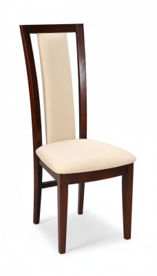 Lehnstuhl Design Sessel Holz Polster Esszimmer Gastro Leder Stuhl Stühle
