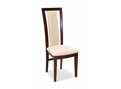 Lehnstuhl Design Sessel Holz Polster Esszimmer Gastro Leder Stuhl Stühle
