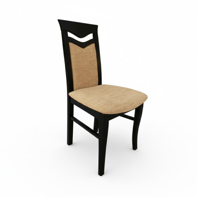 Sessel Stuhl Designer Holz Stoff Polster Stühle Gastro Esszimmer Textil