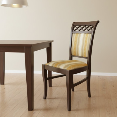 Set 8x Sessel Stuhl Designer Holz Stoff Polster Stühle Gastro Esszimmer Textil