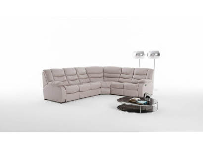  Ecksofa Wohnlandschaft Polster Eck Sofa Couch Garnitur Sitz Modern Leder
