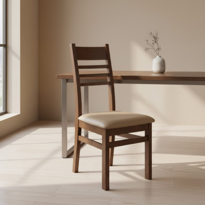 Design Stuhl Set 2x Sessel Massiv Holz Stühle Esszimmer Neu Polster Gastro