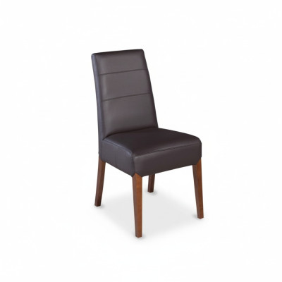 Set 6x Massivholz Sessel Esszimmerstuhl Leder Polster Stühle Gastro
