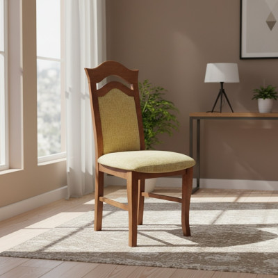 Set 10x Massivholz Sessel Esszimmerstuhl Stoff Polster Stühl Gastro Esszimmer