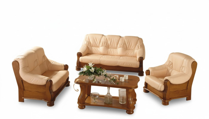 Sofagarnitur 3+2 Sitzer Klassischer Wohnlandschaft Sofas Couchen Polster