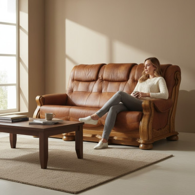 Sofagarnitur 3+1 Sitzer Klassischer Wohnlandschaft Couchen Sofas Polster