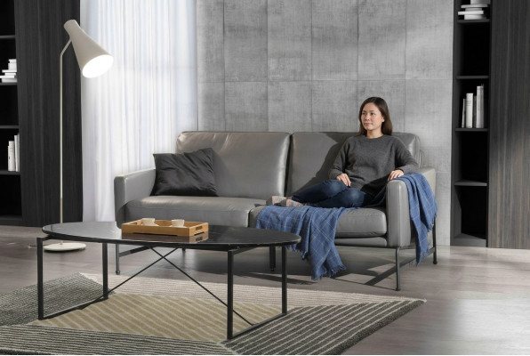 Luxus Designer Sitz Garnitur Sofa Couch Polster Set Leder 2+1+1 Couchen