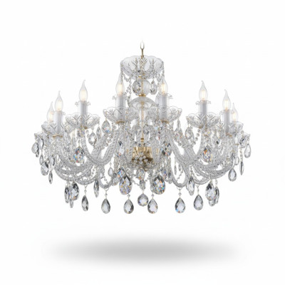 Klassischer Leuchte Lampe Kronleuchter Decken Beleuchtung Kristall Neu Bohemia