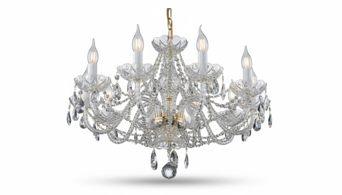 Kronleuchter Bohemia  Decken Beleuchtung Deckenlampe Echte Handarbeit Luster