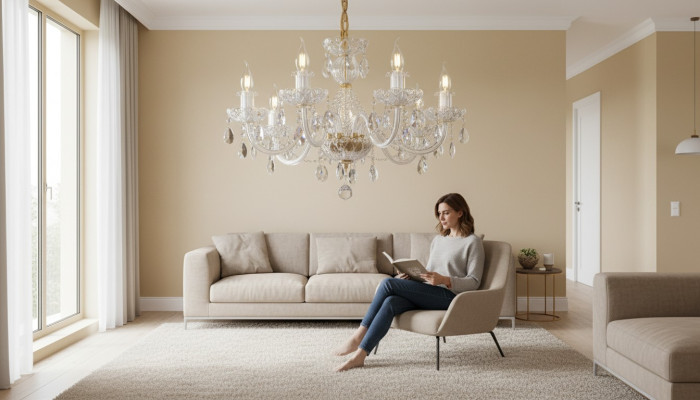 Decken Schlafzimmer Lampe Kronleuchter Kristall Steine Kronleuchter Lampe Neu