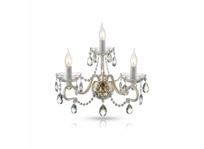 Wandleuchte Wand Lampe Leuchte Lampen Bohemia Kristall Kronleuchter Leuchten