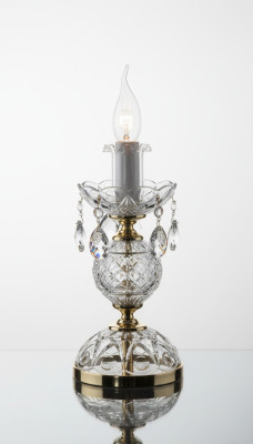 Tischleuchte Tisch Lampe Leuchten Kronleuchte Kristall Lampen Antik Stil Leuchte