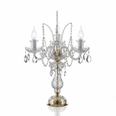 Tischleuchte Tisch Lampe Leuchten Kronleuchte Kristall Antik Stil Leuchte Lampen