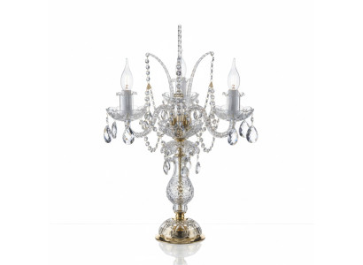 Tischleuchte Tisch Lampe Leuchten Kronleuchte Kristall Antik Stil Leuchte Lampen