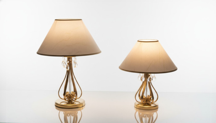 Lampe Leuchte Kristall Schreibtisch Tischlampe Elite Bohemia Steh Nachttisch Neu