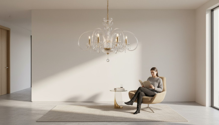 Kristall Kronleuchter Lampe Deckenleuchte Bohemia Hängeleuchten Lampe Kronleuchter