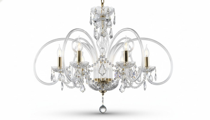 Kristall Kronleuchter Lampe Deckenleuchte Bohemia Hängeleuchten Lampe Kronleuchter
