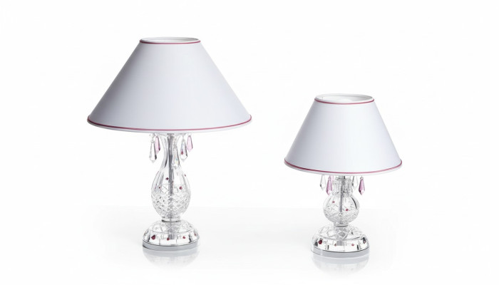 Leuchte Kristall Lampe Tischlampe Weiße Bohemia Steh Nachttisch Neu Schreibtisch