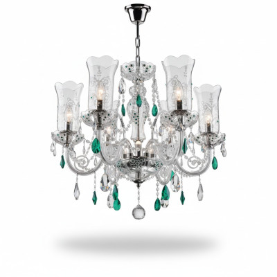 Kristall Leuchte Decken Luster Decken Kronleuchter Lampe Leuchte Bohemia Lampen
