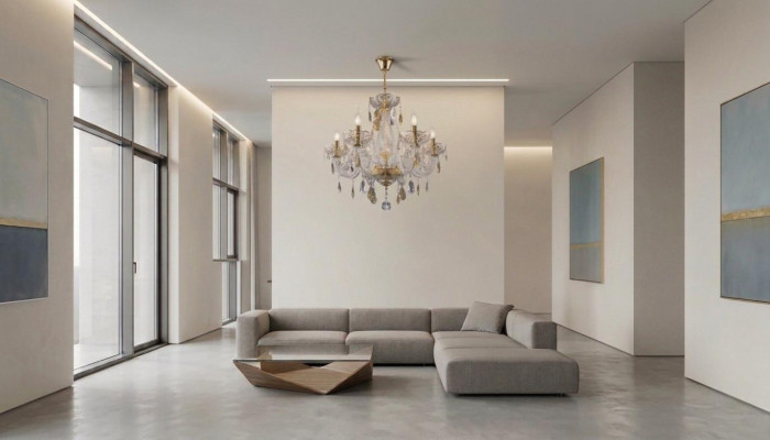 Kristall Leuchte Decken Luster Kronleuchter Lampe Leuchte Bohemia Lampen Decken