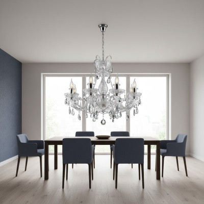 Kristall Leuchte Luster Lampe Leuchte Lampen Decken Kronleuchter Bohemia Decken