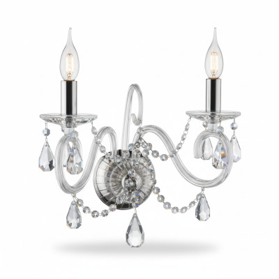 Elite Bohemia Wandleuchte Lüsterstil Wandlampe Lampenwelt Wandkronleuchter Neu
