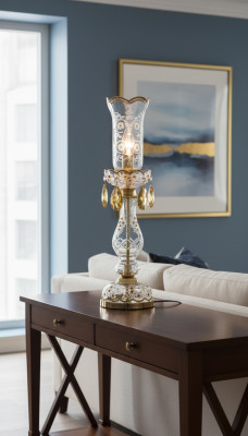 Tischleuchte Antik Stil Tisch Lampe Leuchte Lampen Kristall Leuchten Kronleuchte