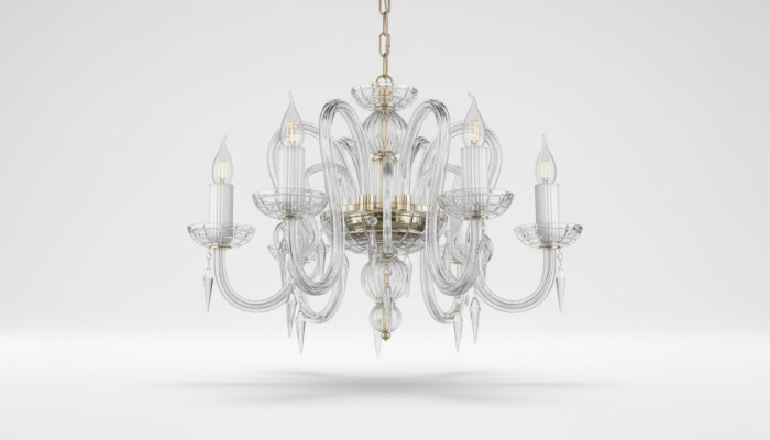 Kristall Kronleuchter Bohemia Lampe Deckenleuchte Hängeleuchte
