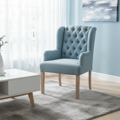 Graues Chesterfield Sessel-Set Designer Stühle Luxus Sitzmöbel 4-er Garnitur