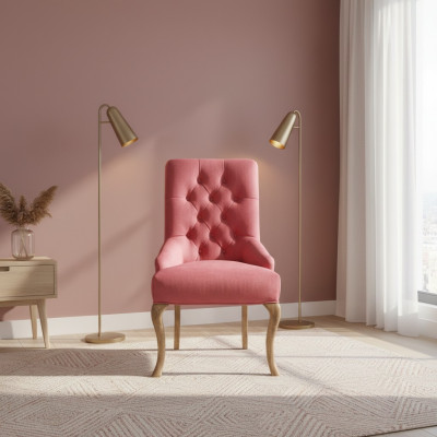 Rote Chesterfield Stühle Exklusive Stuhl Garnitur Esszimmer Set Gruppe x4 Sessel
