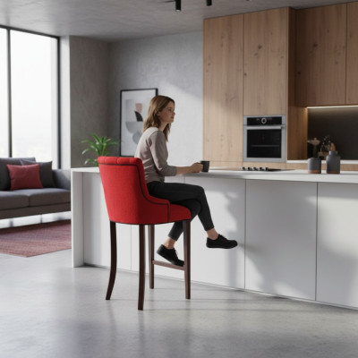 Barhocker Barstuhl Samt Stoff Design Barstühle Bar Hocker 8er Set Tresen Stühle