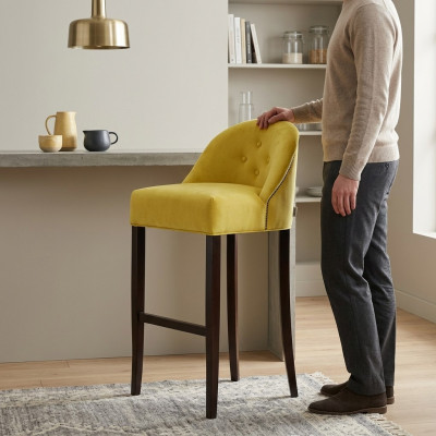 Barhocker Barstuhl 2er Set Design Barstühle Bar Hocker Tresen Stühle Stoff