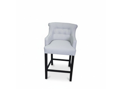 Designer x4 Graue Chesterfield Barhocker Designer Stuhl-Set Polster Lehnstühle