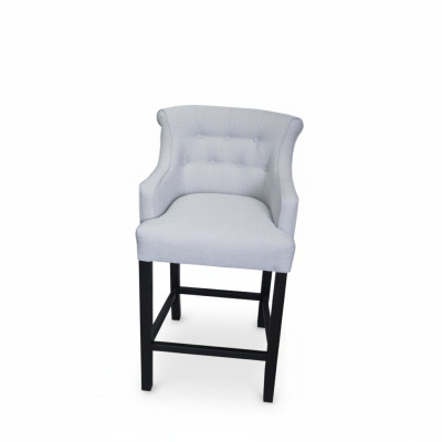 Grauer Barhocker Barstuhl Designer Stoff Design Loungestühle 8er Set 