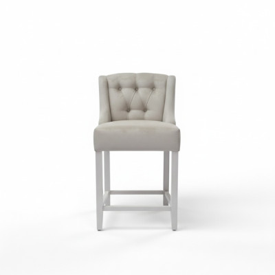 Exklusive x4 Chesterfield Barhocker Barstühle Stoffsitzer Designer 4-er Set