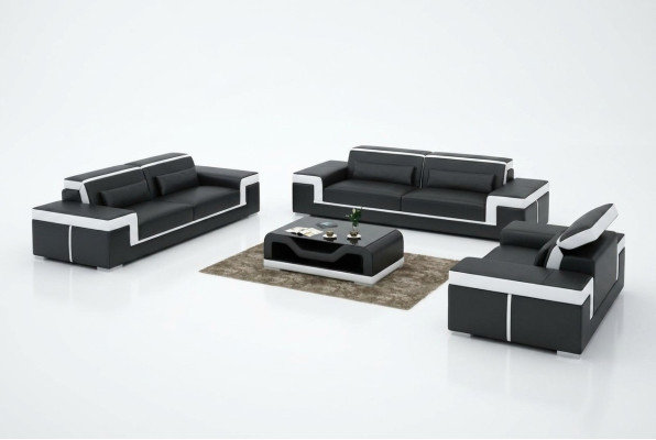 Sofagarnitur Couch Polster Sofa 3+1+1 Komplett Set Garnituren 3tlg.